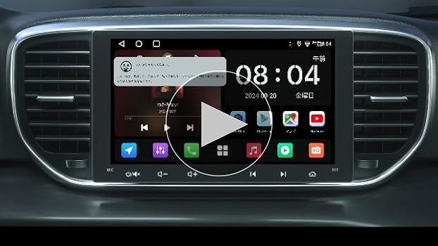 Amazon | ATOTOEXCEL A5L 9インチ 2DINディスプレイオーディオ、大画面